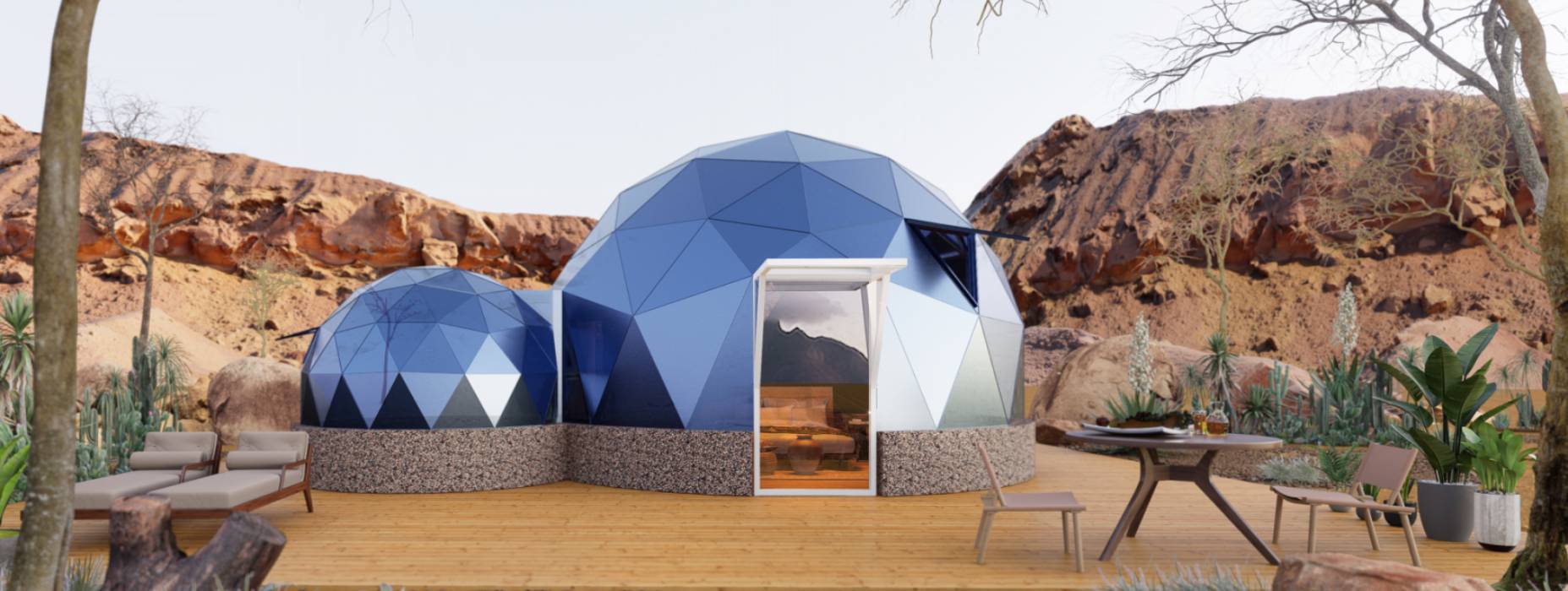 随县球形智能光伏玻璃星空房